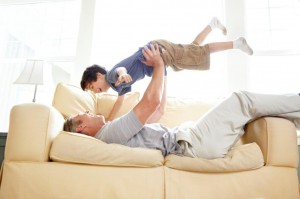 lifting and carrying children